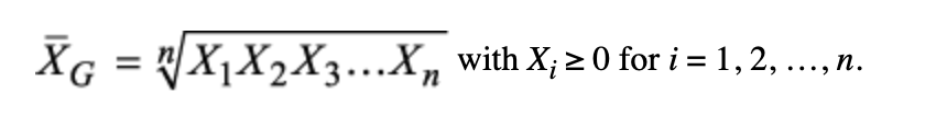 Geometric-mean-formula