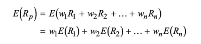 Calc-portfolio-expected-return