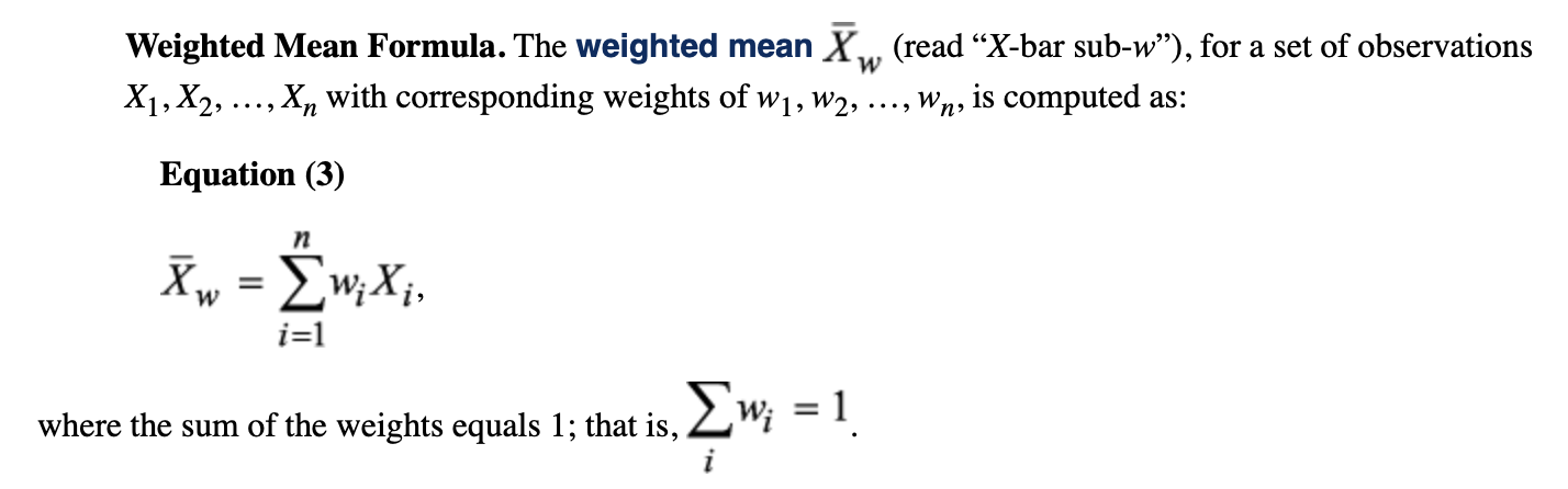 weighted-mean-formula